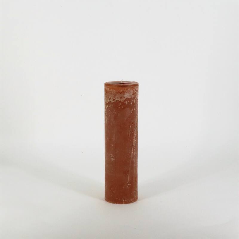Small Pillar Candle 2.75"x9.85"H Cognac - Cognac