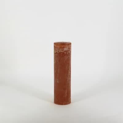Small Pillar Candle 2.75"x9.85"H Cognac - Cognac