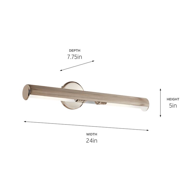 Midi 24 in. 2-Light LED Picture Light with Adjustable Arm