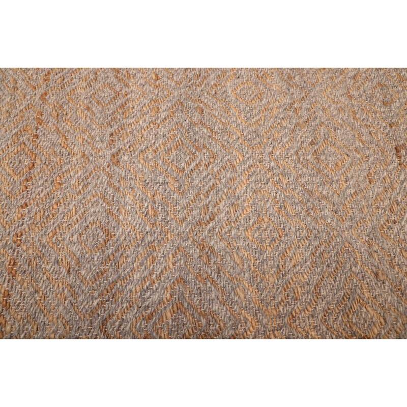 ECARPETGALLERY Flat-Weave Palas Denizli Light Grey, Tan Kilim - 5'4 x 7'4