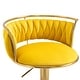 preview thumbnail 25 of 155, Velvet Upholstered Adjustable Bar Stool Swivel Counter Chair Set of 2