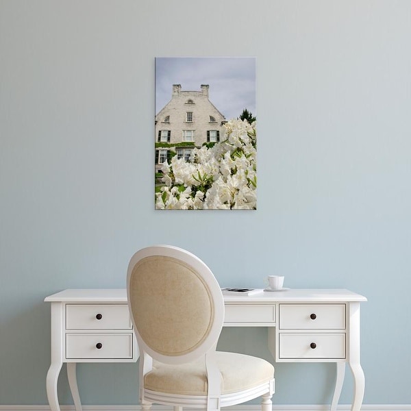 Easy Art Prints Cindy Miller Hopkins's 'Exterior Of Historic Eastman Home And Gardens' Premium Canvas Art