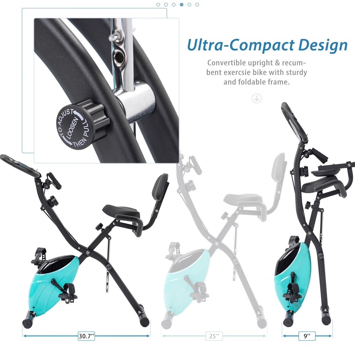 Merax folding exercise 2025 bike