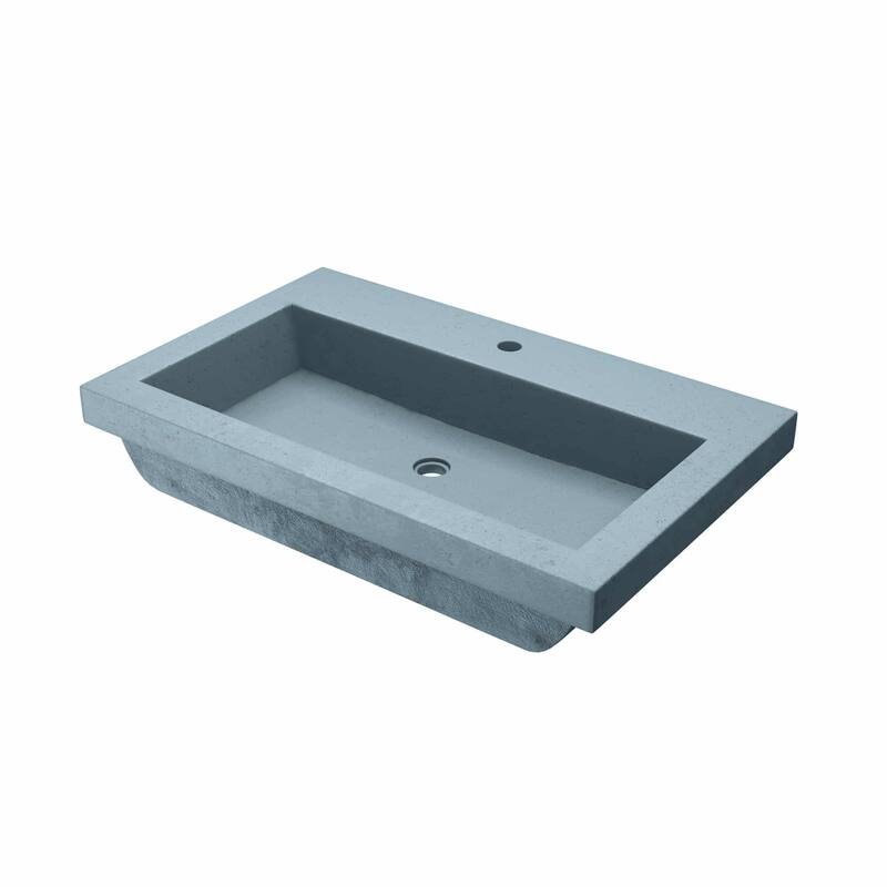 Native Trails NativeStone 30" Rectangular Stone Composite Drop In