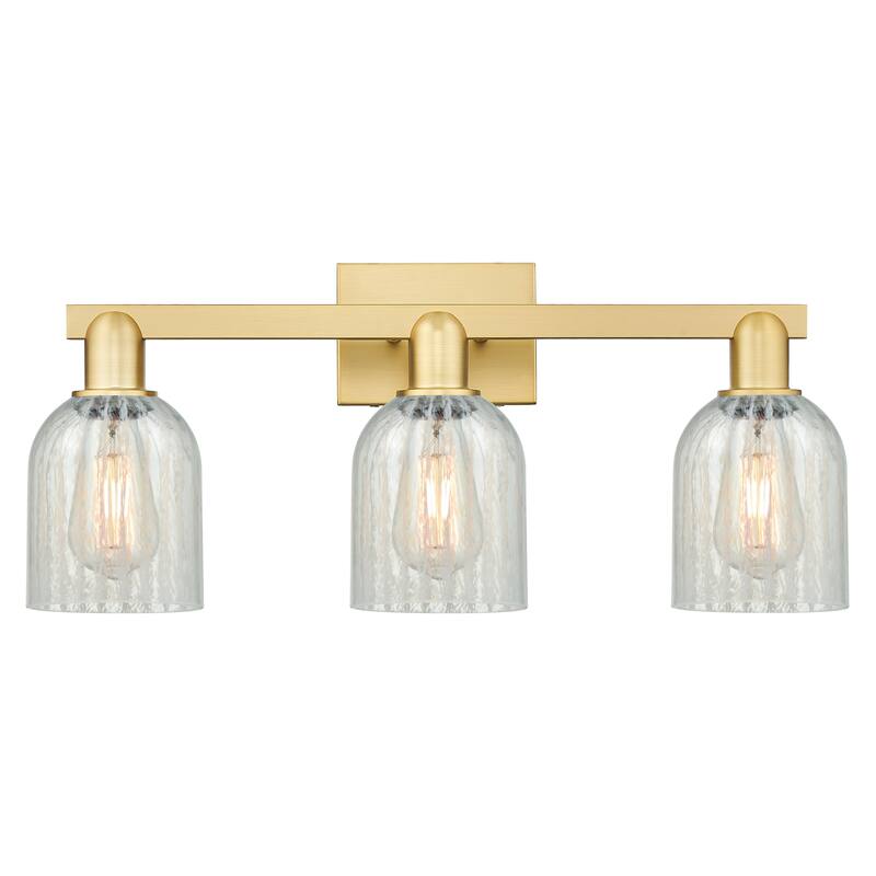 Innovations Lighting Endless Possibilities Arcadia - Caledonia - 3 Light 24" Bath Vanity Light - Mouchette/Satin Gold