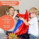preview thumbnail 4 of 6, Big Brother Gift Set, 3 Piece Set Includes Big Brothers are Superheroes Book, Satin Cape, and Mask