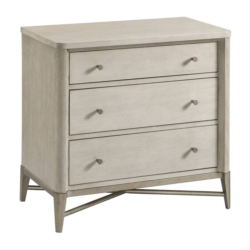 Roundhill Furniture Mantalia Solid Wood Bedroom Set with Metal Frame, Bed, Dresser, Mirror, Nightstand, and Chest, Champagne