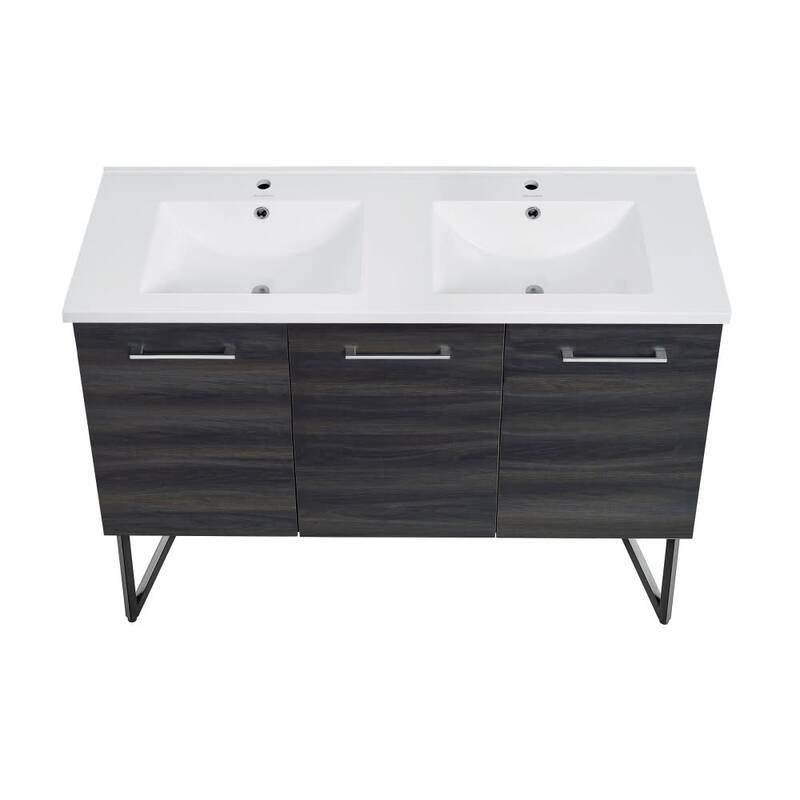 Swiss Madison SM-BV224D Annecy 48" Free Standing Double Basin Vanity