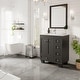 preview thumbnail 28 of 26, Eviva Happy 28"W Bath Vanity with Carrara Quartz Top