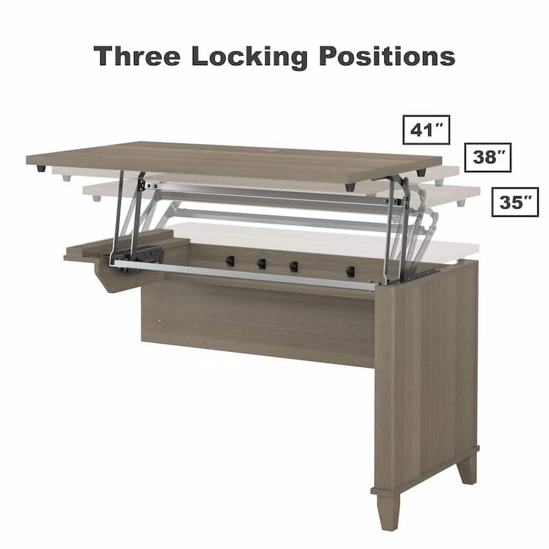 Bush Furniture Somerset 72W 3 Position Sit to Stand Desk