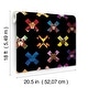 preview thumbnail 8 of 7, Marvel's X-MEN '97 Faces Black Peel and Stick Wallpaper
