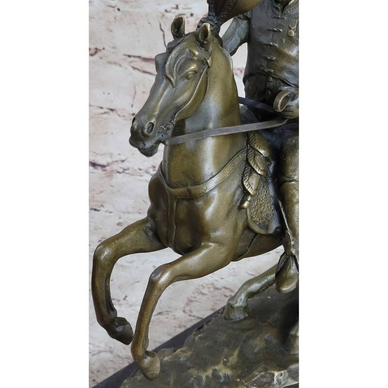 Henry Warner Slocum Union General On Horseback - Bronze Sculpture Replica Statue