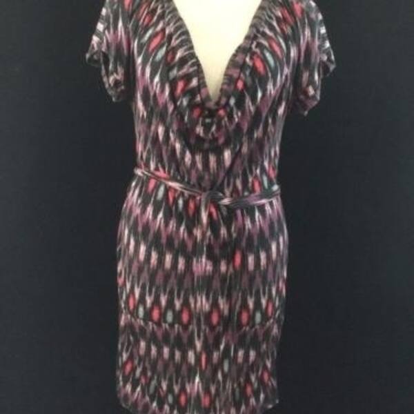 Shop Ann Taylor Loft Dress Womens Size S Small Purple Geometric