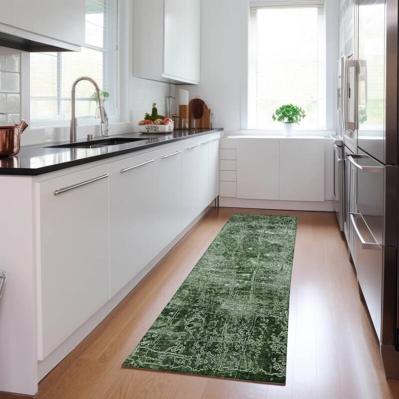 Fari Artistic Abstract Weather Resistant Classic Meets Modern Outdoor Rug