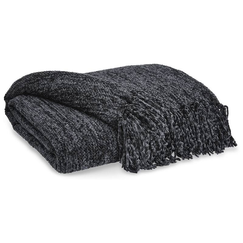 Ashley Furniture Tamish Black Throw