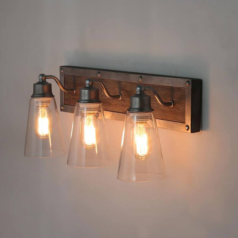 Carbon Loft Antique Bathroom Vanity Silver Linear Wall Sconce