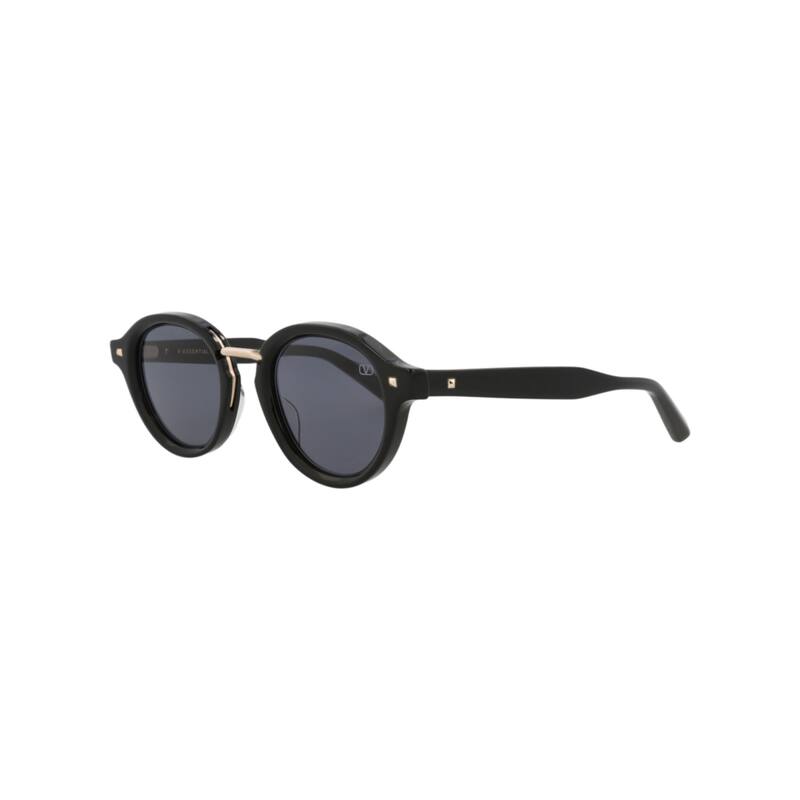 Valentino Round-Frame Acetate Sunglasses