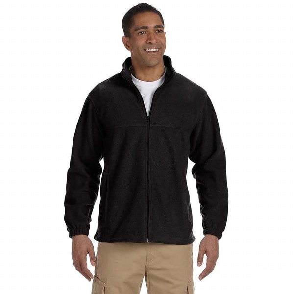 Mens zip up fleece jacket clearance