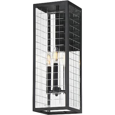 Maxim 30694CL Magnus 3 Light 21" Tall Outdoor Wall Sconce