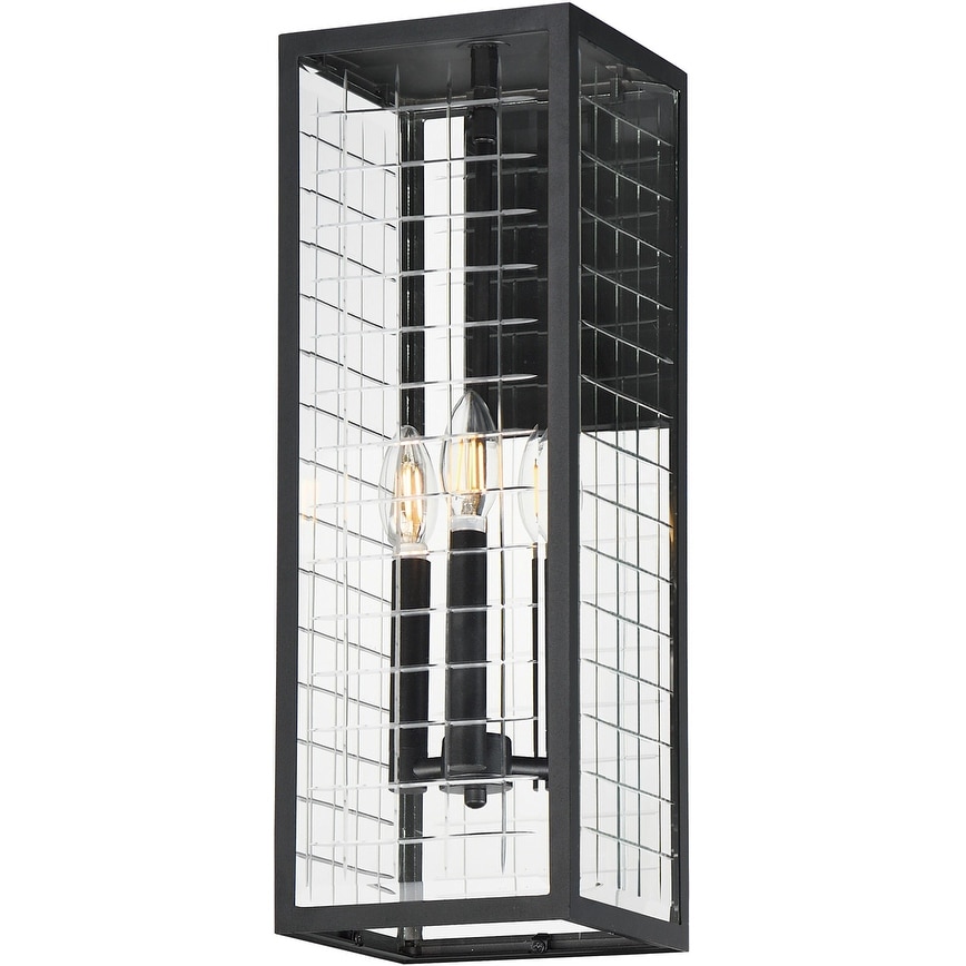Maxim 30694CL Magnus 3 Light 21" Tall Outdoor Wall Sconce