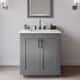Option Dark Gray / Giotto Quartz Top / Matte Black