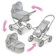 preview thumbnail 25 of 42, Badger Basket Just Like Mommy 3-in-1 Doll Pram/Carrier/Stroller