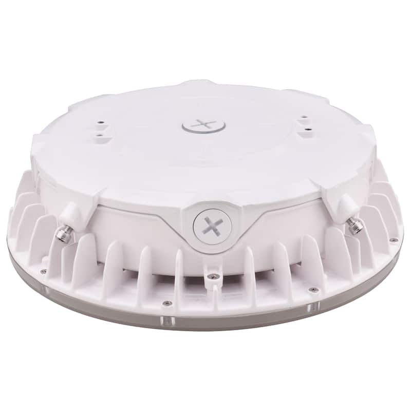 LED Canopy Fixture 75 Watt CCT Selectable White Finish