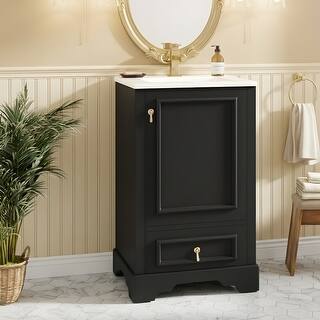 Modern Style, Compact Vanity with Smart Storage - Bed Bath & Beyond ...