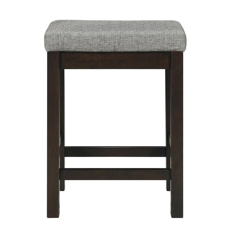 4pc Counter Height Dining Set Counter Height Table w Drawer Built-in USB Ports Power Outlets and 3 Stools Casual