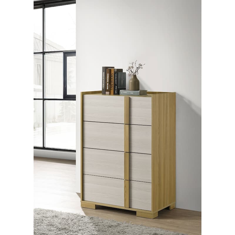 Lincoln Natural 4-drawer Chest of Drawers