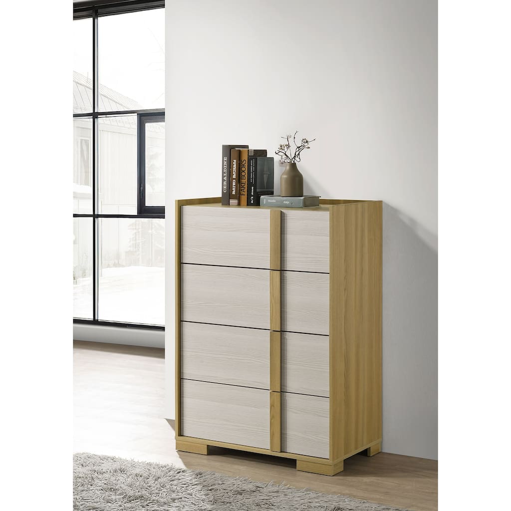Lincoln Natural 4-drawer Chest of Drawers