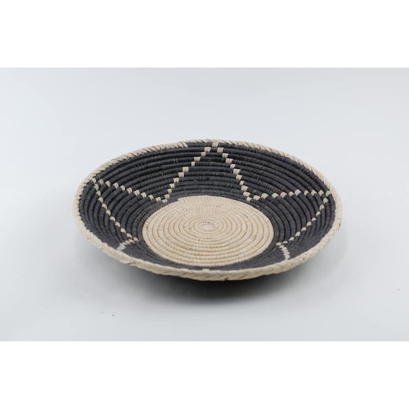 Hand Woven Palm Wall Decor Basket