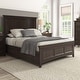 preview thumbnail 18 of 31, Ediline Wood Panel Bed by iNSPIRE Q Classic Antique Black - King
