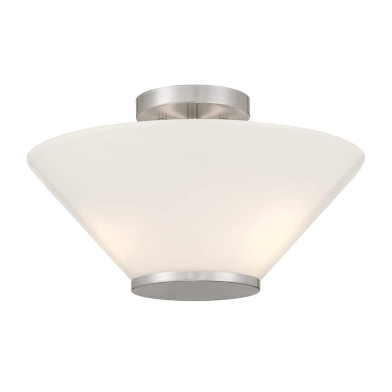 Savoy House 6-4012-3 Blair 3 Light 15" Wide LED Semi-Flush Bowl