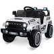 preview thumbnail 7 of 22, Kids Ride On Truck Car, 12V Battery Powered Electric Vehicle with Remote Control White