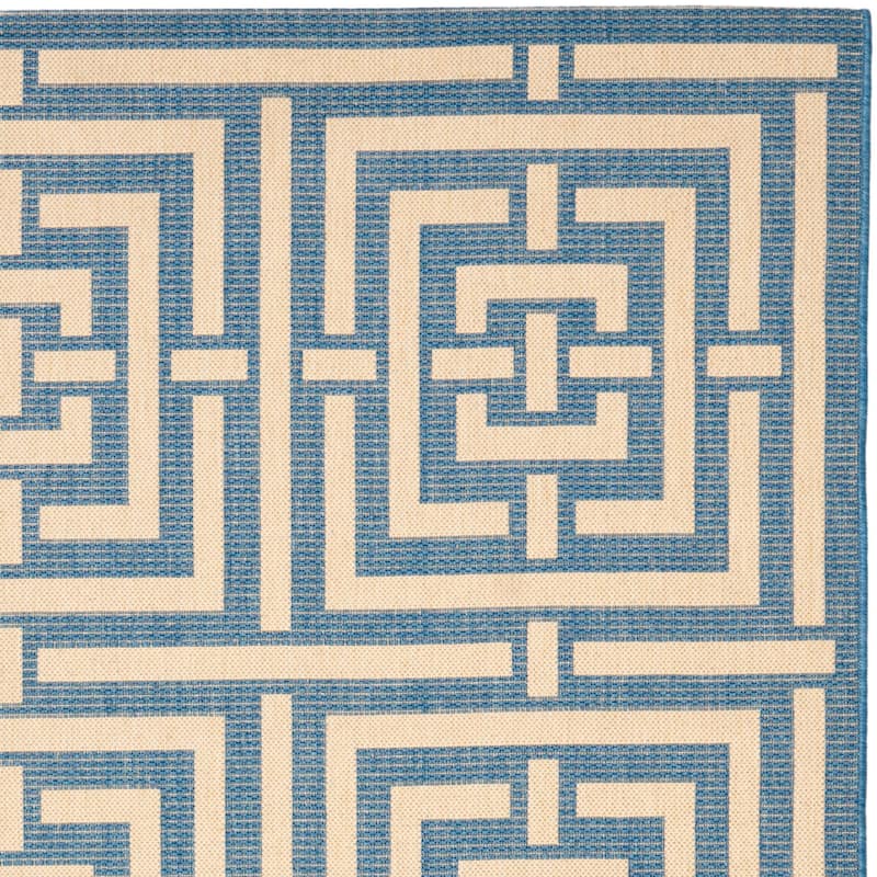 SAFAVIEH Courtyard Ginger Indoor/ Outdoor Waterproof Patio Backyard Rug