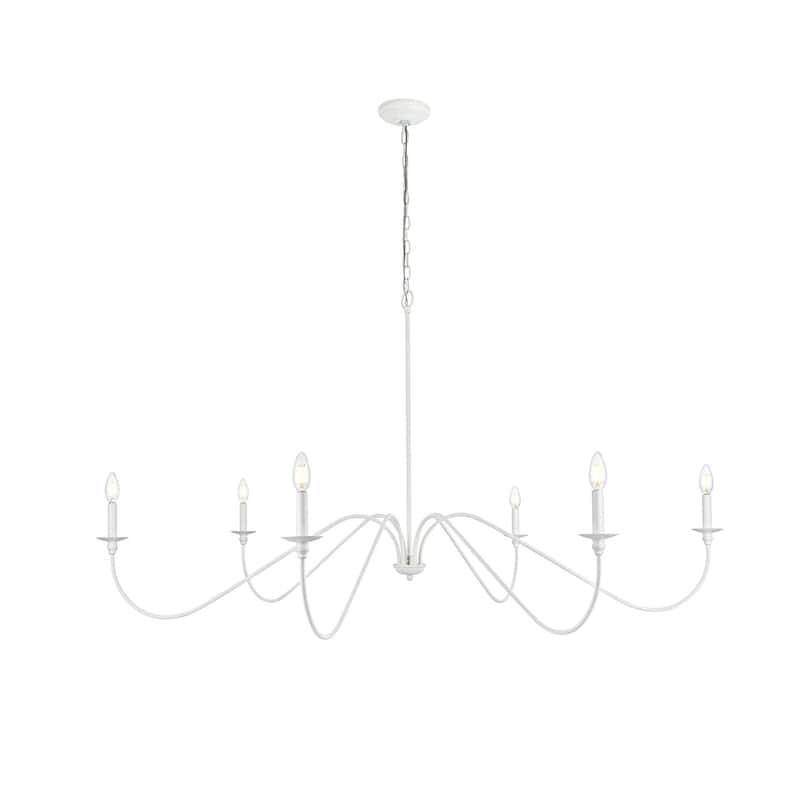 Indigo Home 60 inch chandelier - White
