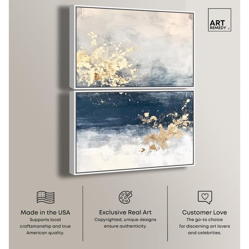 Inner Cosmos I Canvas Set of 2 by Art Remedy