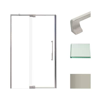 Transolid IPD487610C-J 76" High x 48" Wide Pivot Semi Frameless Shower