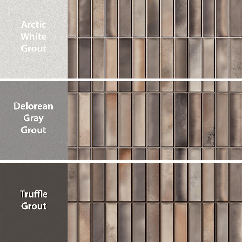 Merola Tile Borealis Greige 5-7/8" x 11-3/4" Ceramic Wall Tile