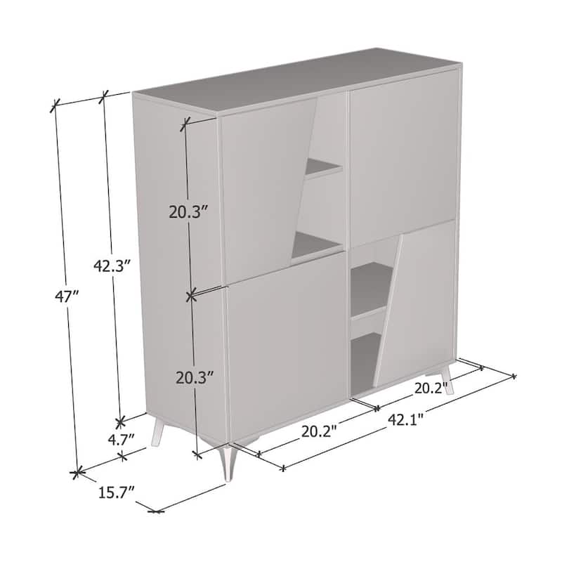 Kwadrat Sideboard 4D
