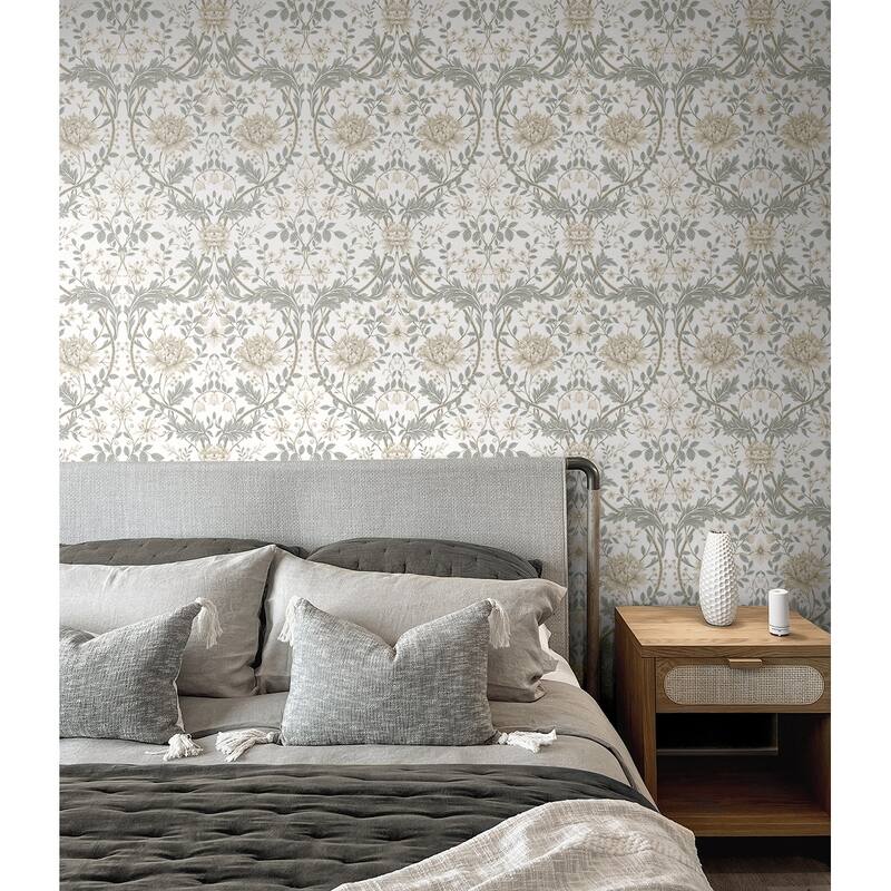 NextWall Honeysuckle Trail Peel and Stick Wallpaper