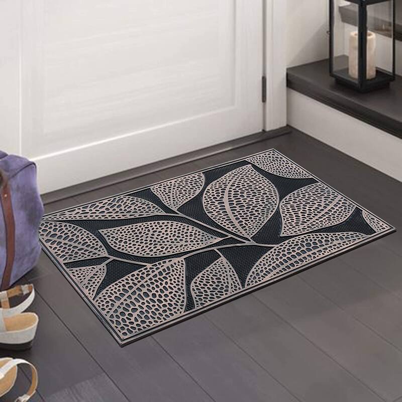 A1HC Welcome Rubber Pin Mat, Beautifully Copper Finished 18" X 30"