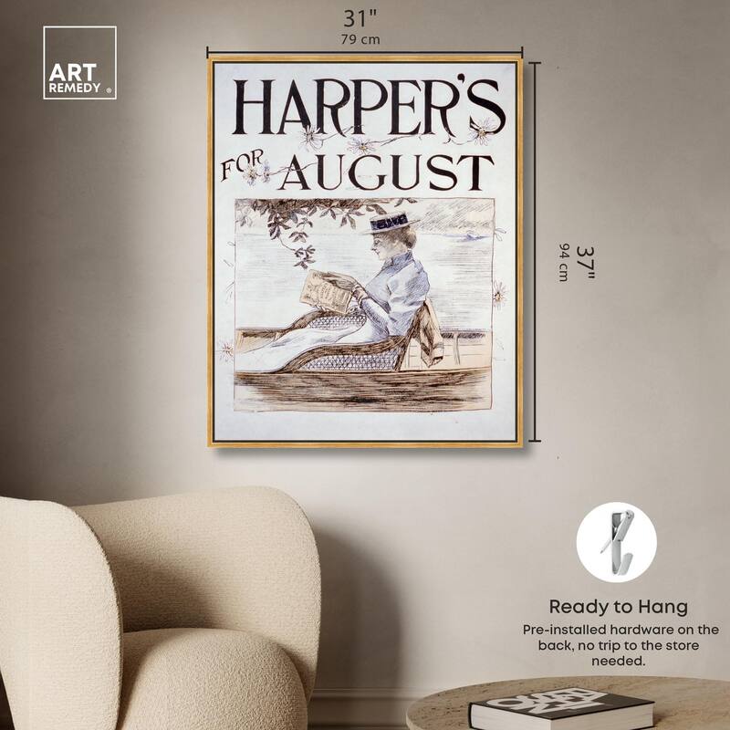 Harpers Penfield August 1892 Canvas by Art Remedy