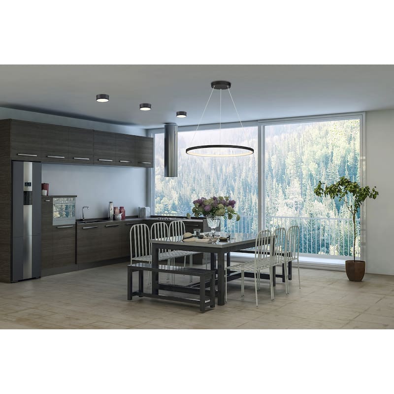 Anello Dual Voltage 15.75" LED Pendant
