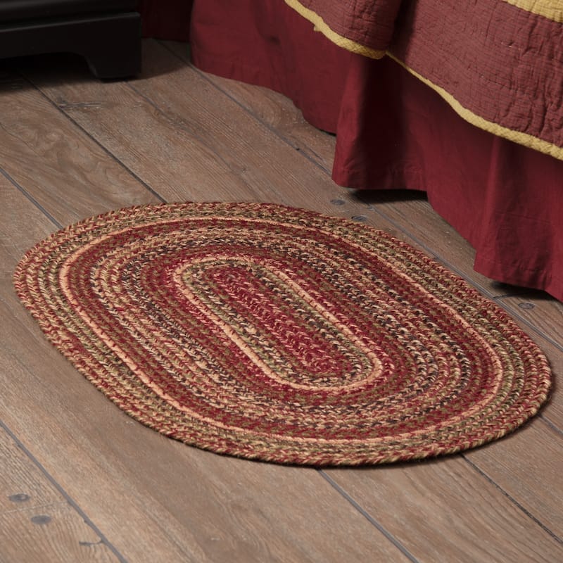 Cider Mill Jute Rug Oval w/ Pad 20x30 - 20" x 30"