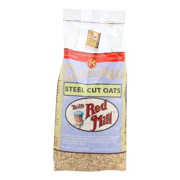 Bob's Red Mill Gluten Free Steel Cut Oats - 24 oz - Case of 4