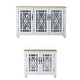 preview thumbnail 25 of 33, 2-Piece Floral Storage Buffet Sideboard Set - 55" & 38" in Width - 55" & 38" in Width