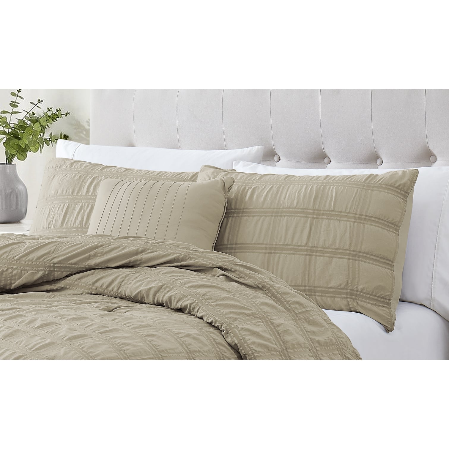 Eliza 4pc Seersucker Comforter Set On Sale Bed Bath & Beyond 35683914