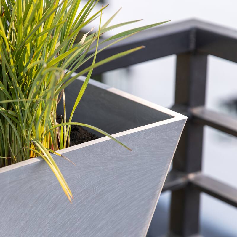 Pure Series Railing Window Box Planter